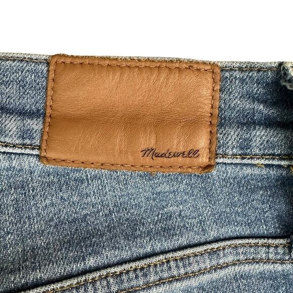 Madewell 9 inch Mid Rise Skinny Crop Jeans Button Fly Size 27 - Picture 4 of 8